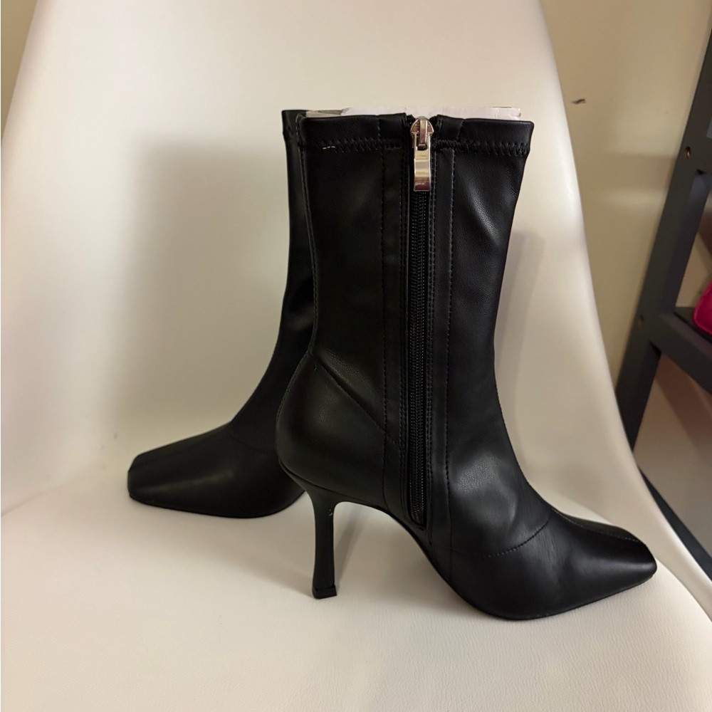 Public Desire Black Heeled Boots